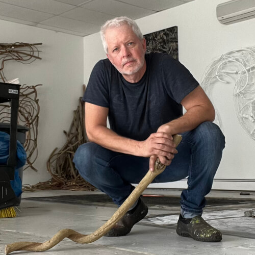 Jay in studio, 2026